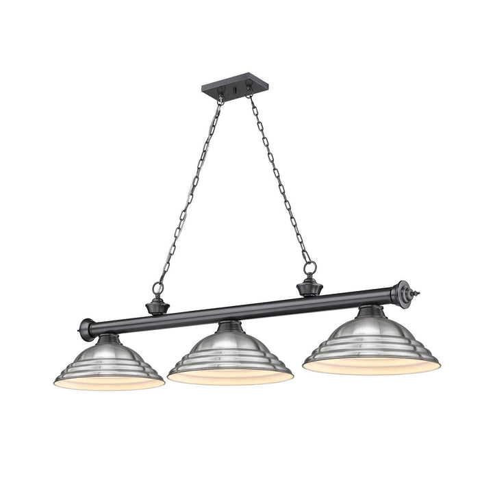 Z-Lite Cordon 2306-3BP-SBN Pendant Light - Bronze Plate