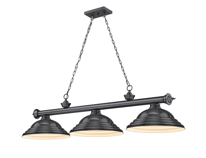 Z-Lite Cordon 2306-3BP-SBP Pendant Light - Bronze Plate