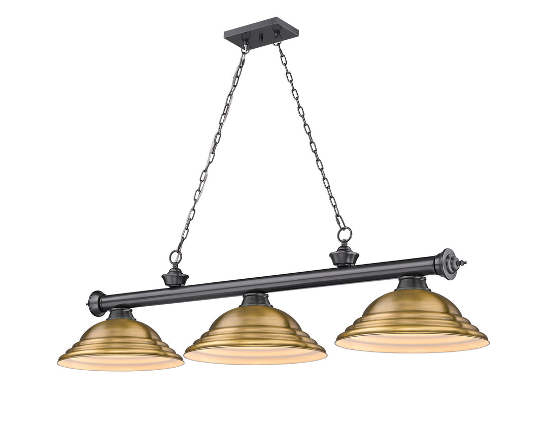 Z-Lite Cordon 2306-3BP-SRB Pendant Light - Bronze Plate