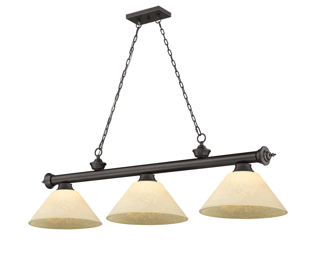 Z-Lite Cordon 2306-3BRZ-AGM14 Pendant Light - Bronze