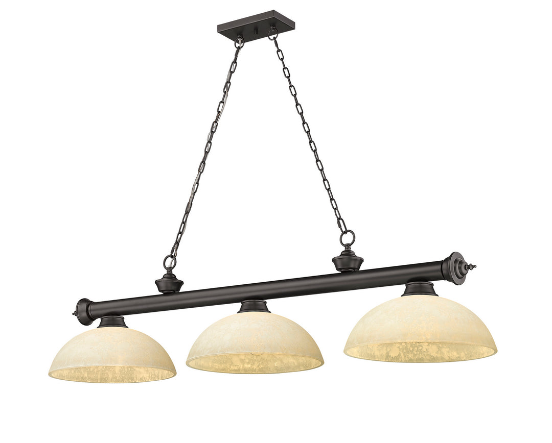 Z-Lite Cordon 2306-3BRZ-DGM14 Pendant Light - Bronze