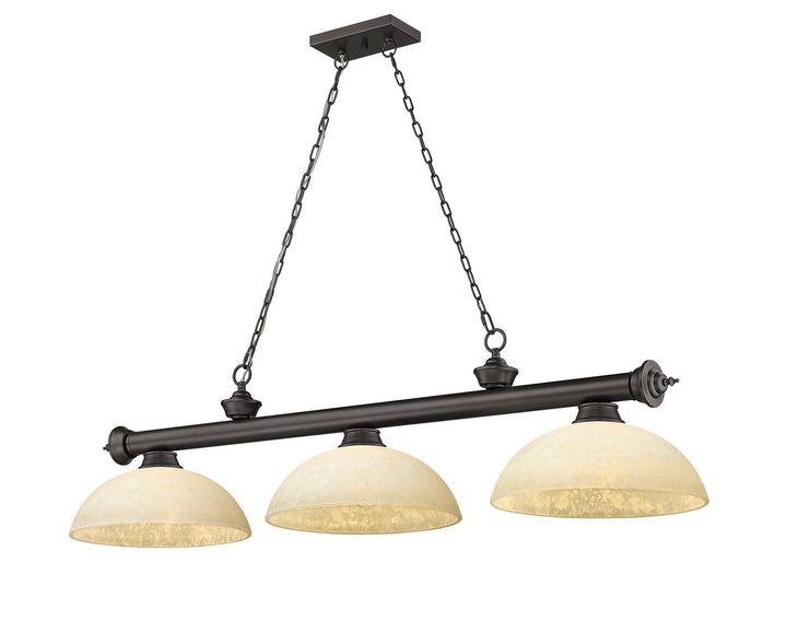 Z-Lite Cordon 2306-3BRZ-DGM14 Pendant Light - Bronze