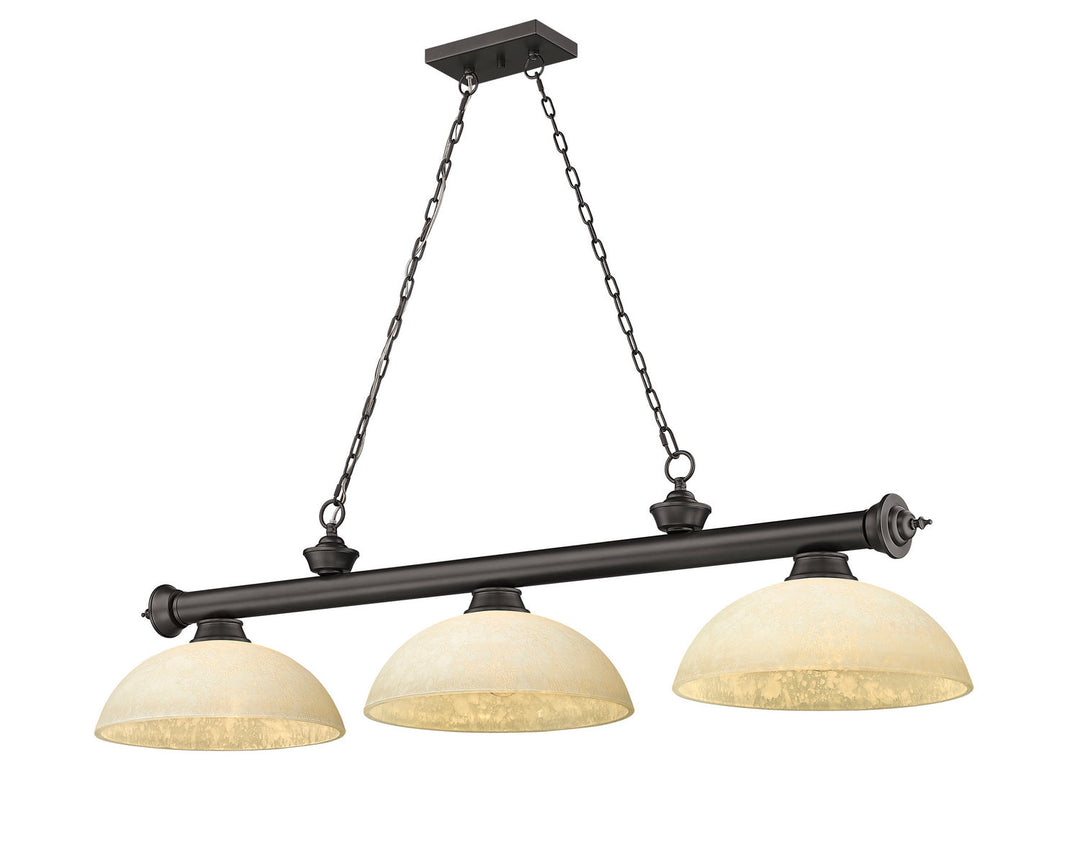 Z-Lite Cordon 2306-3BRZ-DGM14 Pendant Light - Bronze
