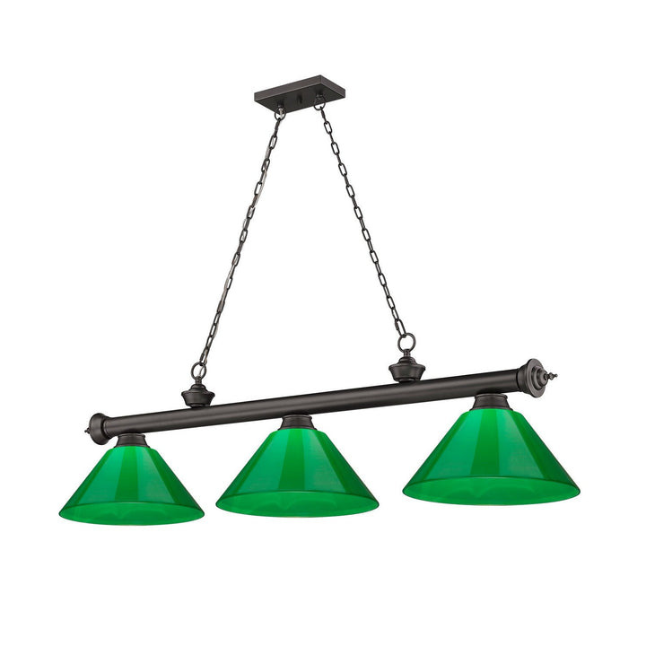 Z-Lite Cordon 2306-3BRZ-PGR Pendant Light - Bronze