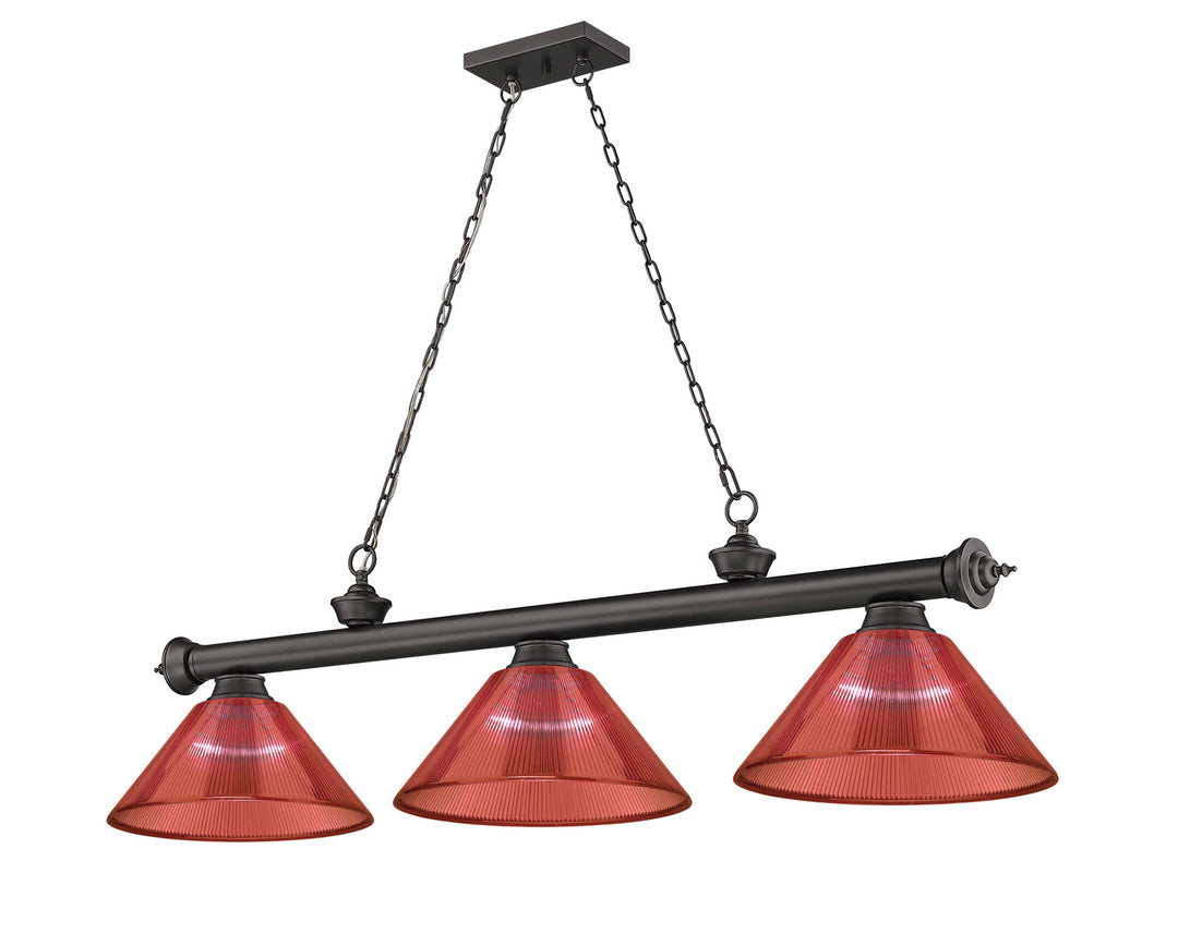 Z-Lite Cordon 2306-3BRZ-PRD Pendant Light - Bronze
