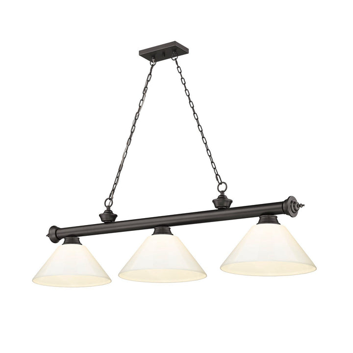 Z-Lite Cordon 2306-3BRZ-PWH Pendant Light - Bronze