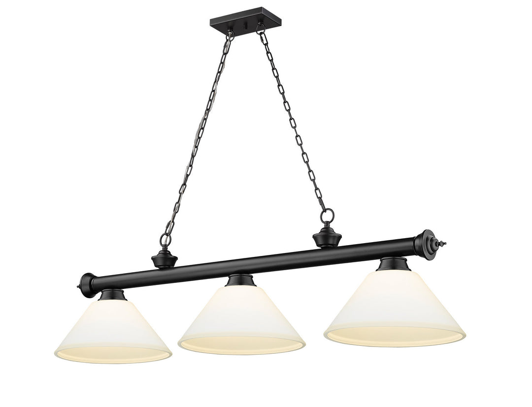 Z-Lite Cordon 2306-3MB-AMO14 Pendant Light - Matte Black