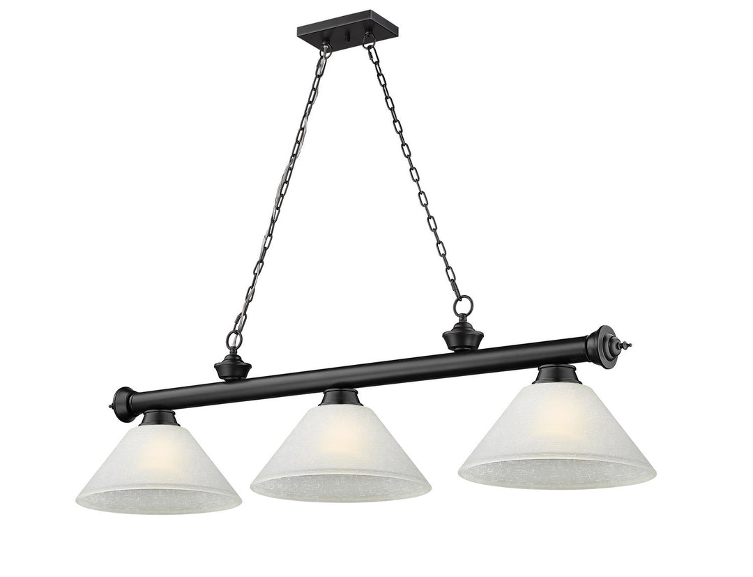Z-Lite Cordon 2306-3MB-AWL14 Pendant Light - Matte Black