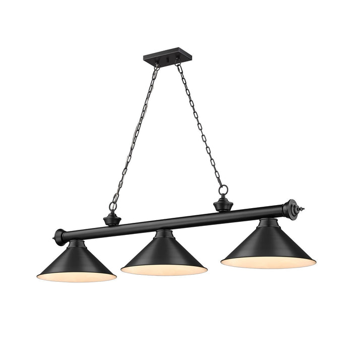 Z-Lite Cordon 2306-3MB-MB15 Pendant Light - Matte Black