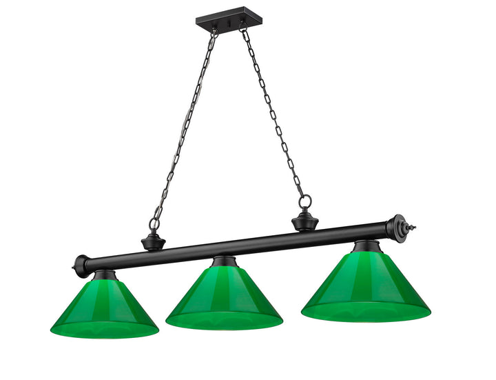 Z-Lite Cordon 2306-3MB-PGR Pendant Light - Matte Black