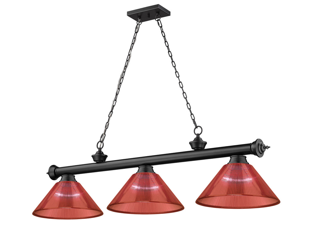 Z-Lite Cordon 2306-3MB-PRD Pendant Light - Matte Black