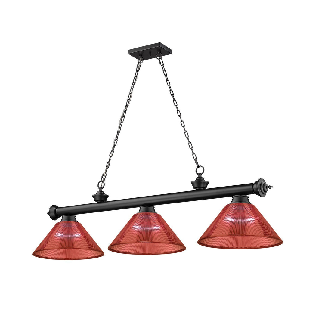 Z-Lite Cordon 2306-3MB-PRD Pendant Light - Matte Black