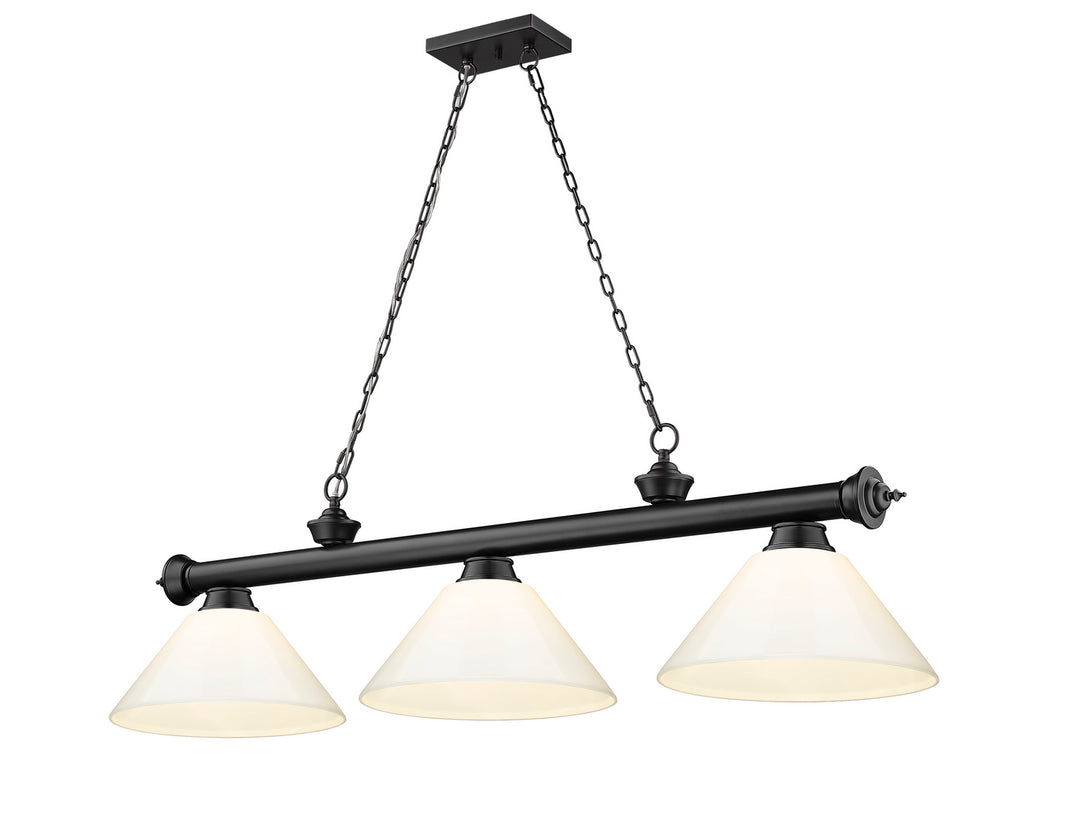 Z-Lite Cordon 2306-3MB-PWH Pendant Light - Matte Black