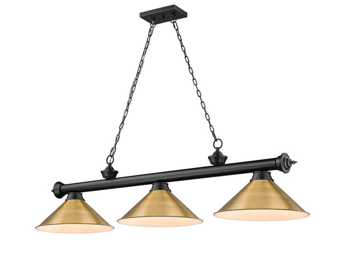 Z-Lite Cordon 2306-3MB-RB15 Pendant Light - Matte Black