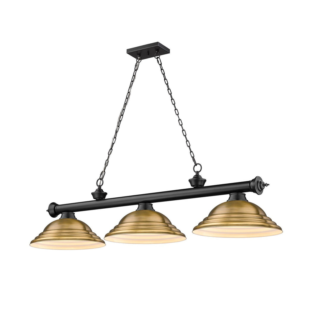 Z-Lite Cordon 2306-3MB-SRB Pendant Light - Matte Black