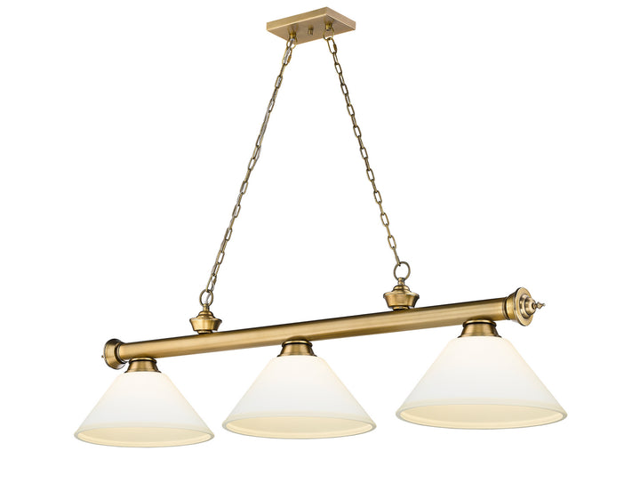 Z-Lite Cordon 2306-3RB-AMO14 Pendant Light - Rubbed Brass