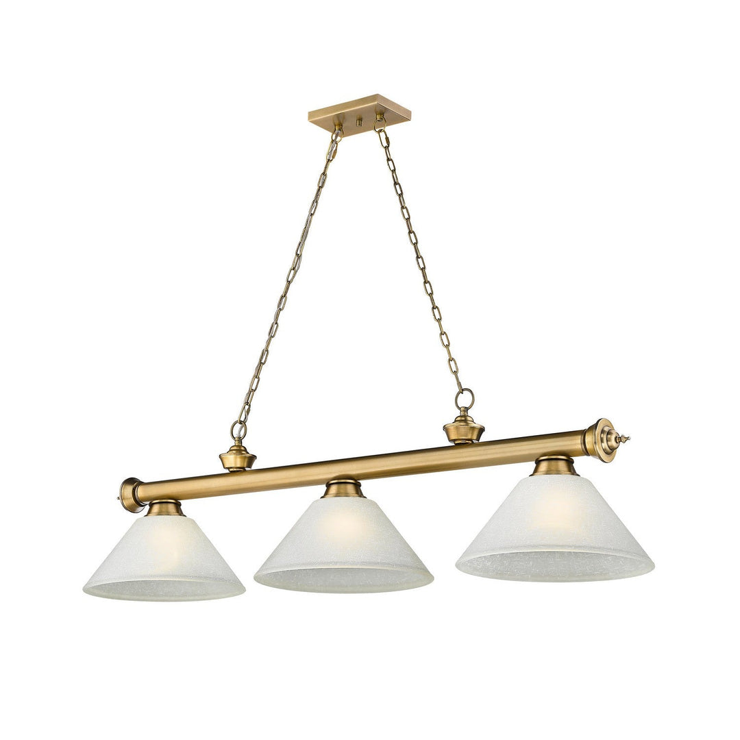 Z-Lite Cordon 2306-3RB-AWL14 Pendant Light - Rubbed Brass