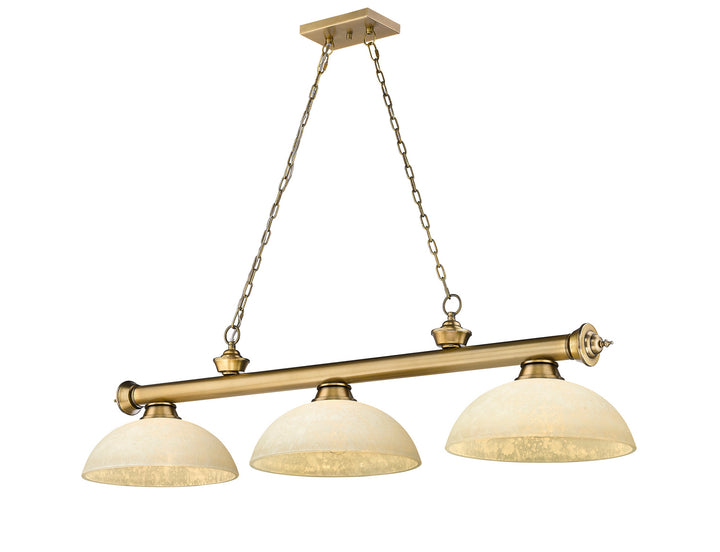 Z-Lite Cordon 2306-3RB-DGM14 Pendant Light - Rubbed Brass