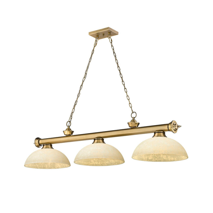 Z-Lite Cordon 2306-3RB-DGM14 Pendant Light - Rubbed Brass