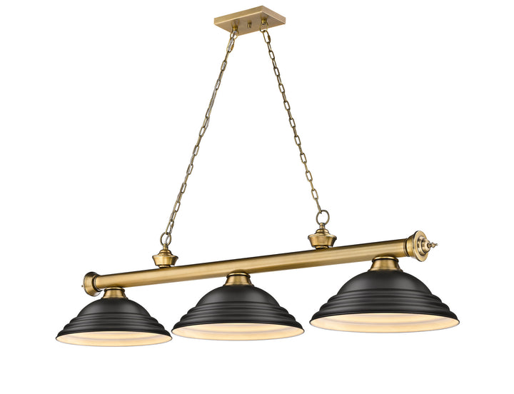 Z-Lite Cordon 2306-3RB-SMB Pendant Light - Rubbed Brass