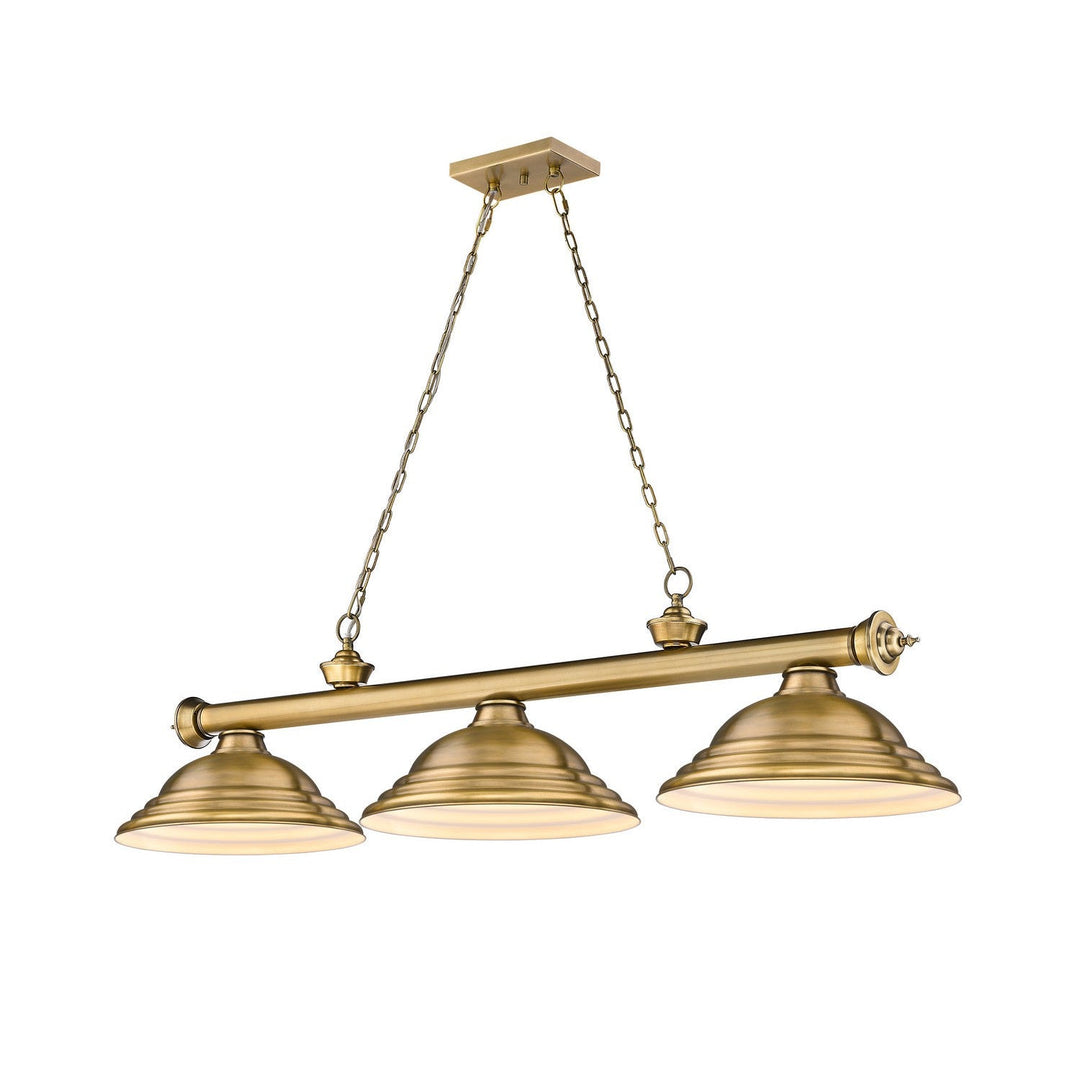 Z-Lite Cordon 2306-3RB-SRB Pendant Light - Rubbed Brass