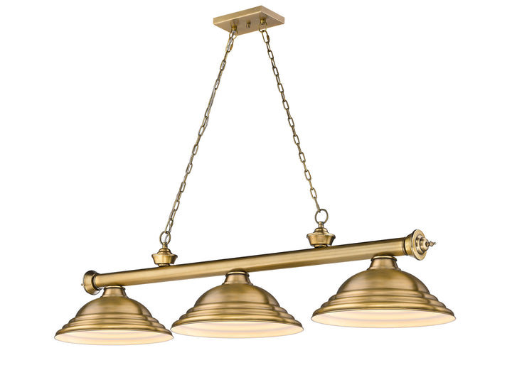 Z-Lite Cordon 2306-3RB-SRB Pendant Light - Rubbed Brass