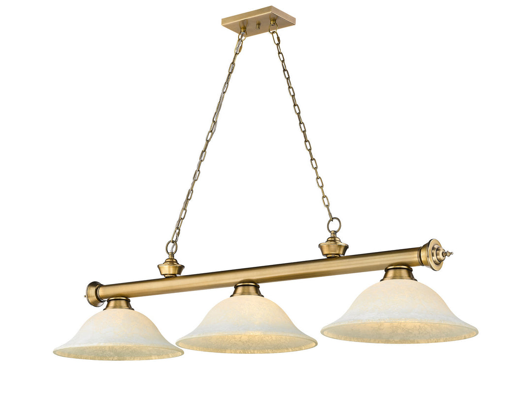 Z-Lite Cordon 2306-3RB-WM16 Pendant Light - Rubbed Brass