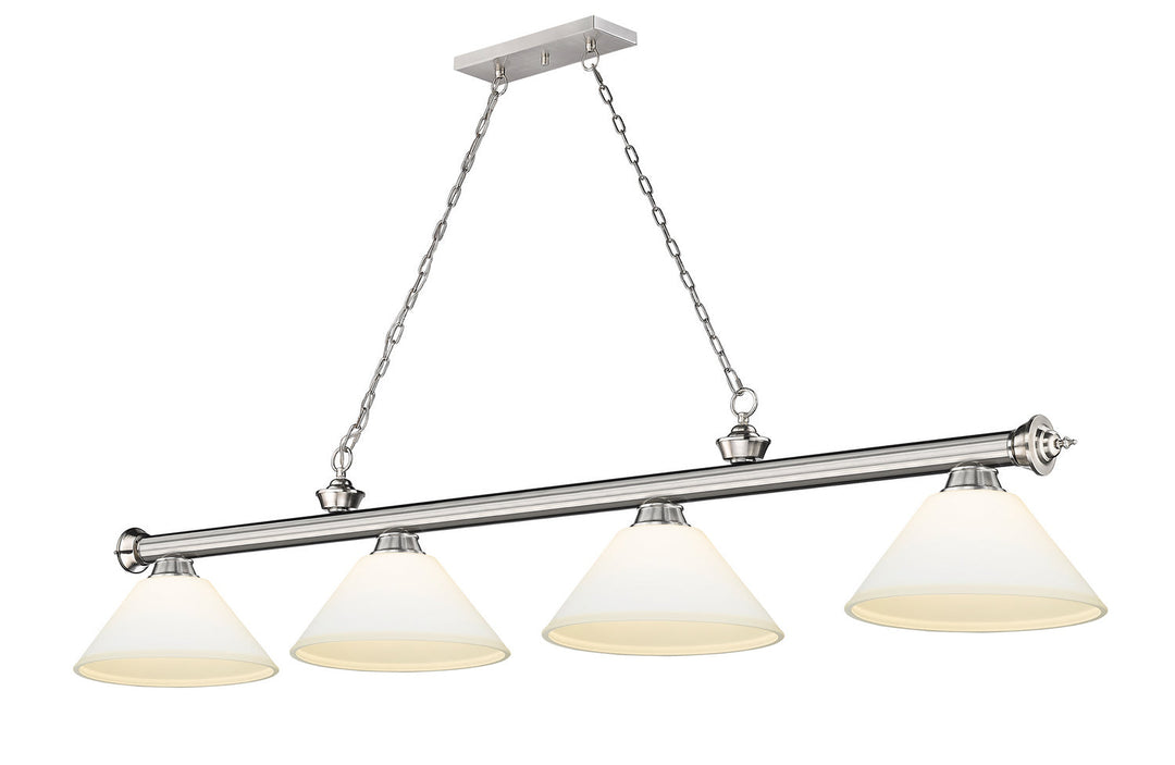 Z-Lite Cordon 2306-4BN-AMO14 Pendant Light - Brushed Nickel