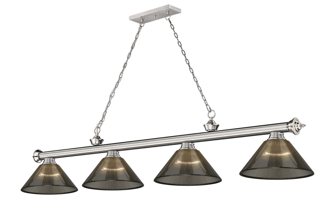 Z-Lite Cordon 2306-4BN-ARS Pendant Light - Brushed Nickel