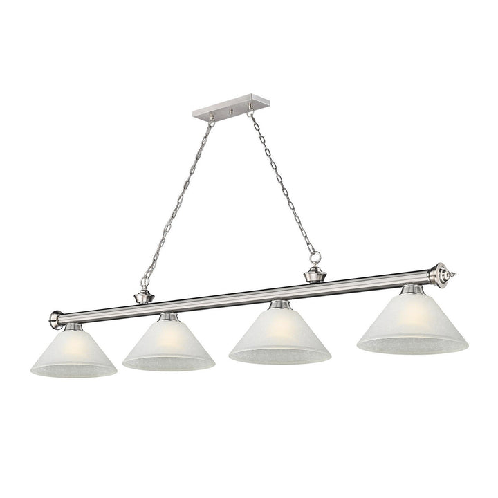 Z-Lite Cordon 2306-4BN-AWL14 Pendant Light - Brushed Nickel