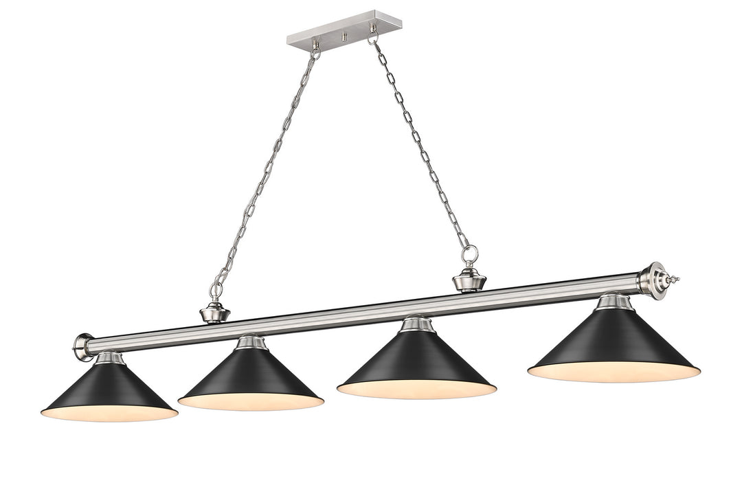 Z-Lite Cordon 2306-4BN-MB15 Pendant Light - Brushed Nickel
