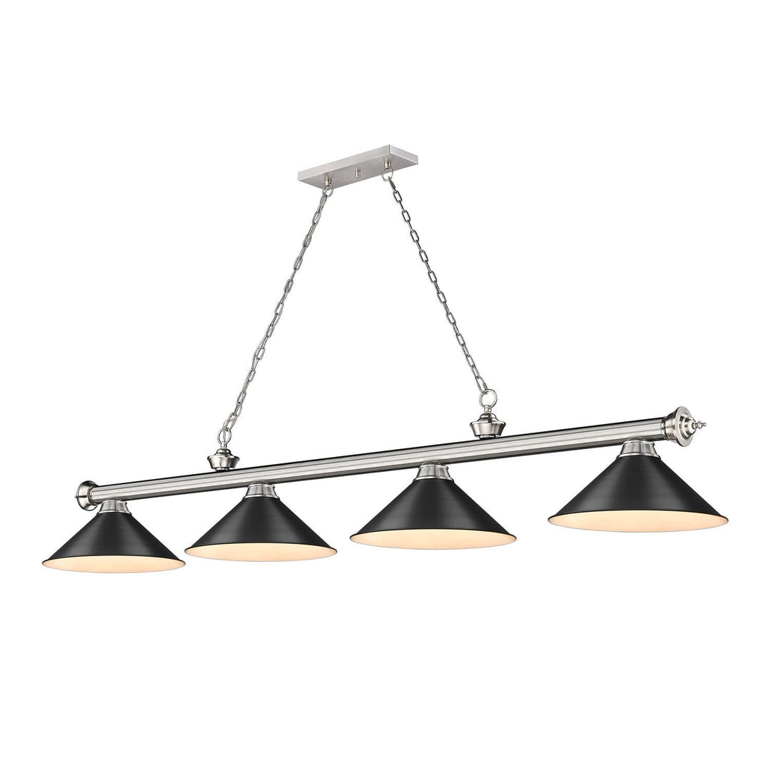 Z-Lite Cordon 2306-4BN-MB15 Pendant Light - Brushed Nickel
