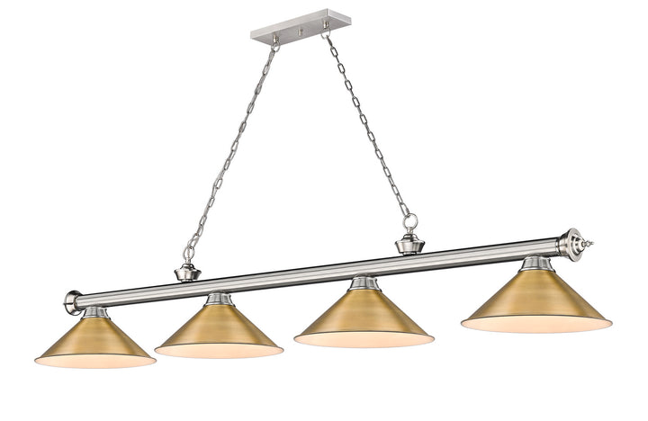 Z-Lite Cordon 2306-4BN-RB15 Pendant Light - Brushed Nickel