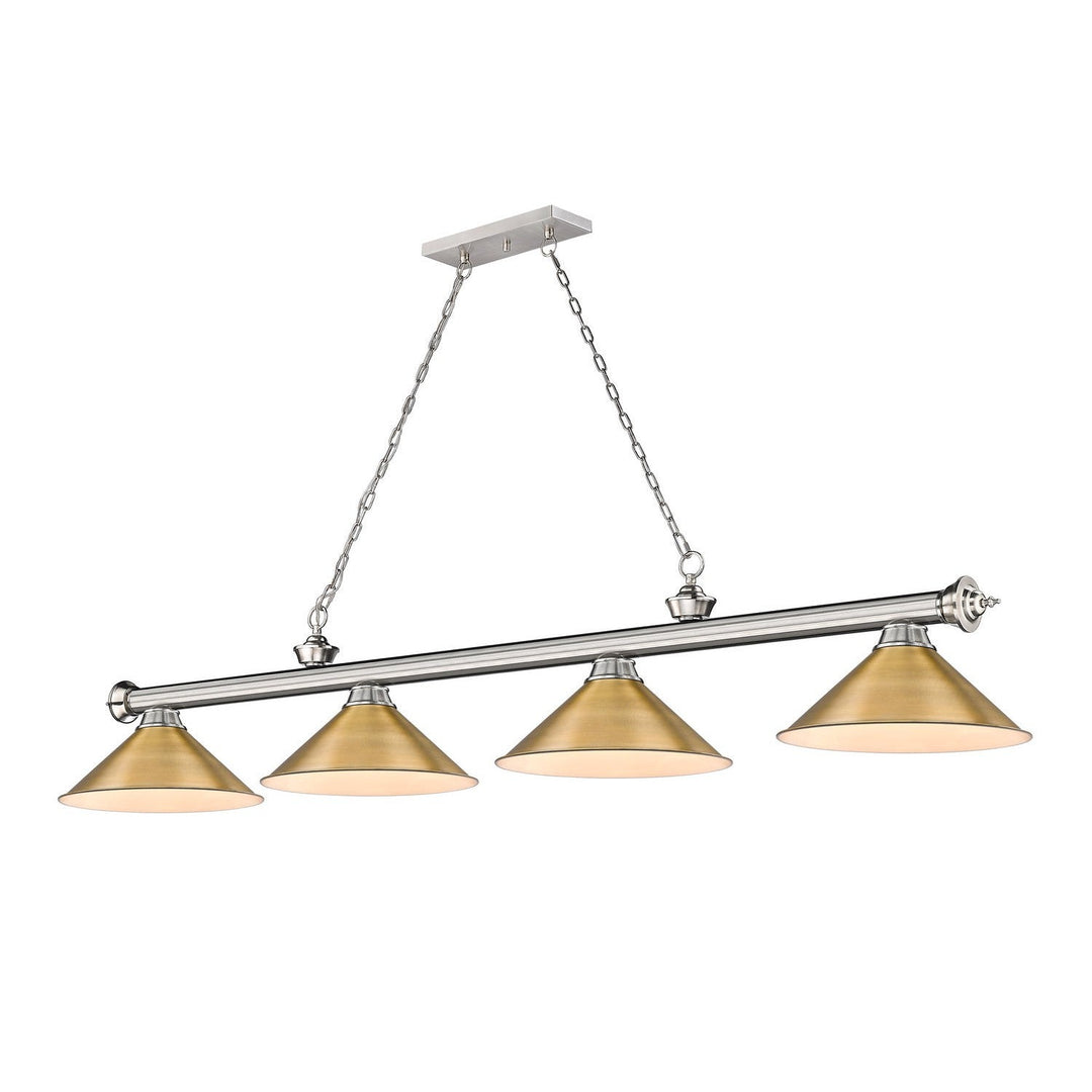 Z-Lite Cordon 2306-4BN-RB15 Pendant Light - Brushed Nickel