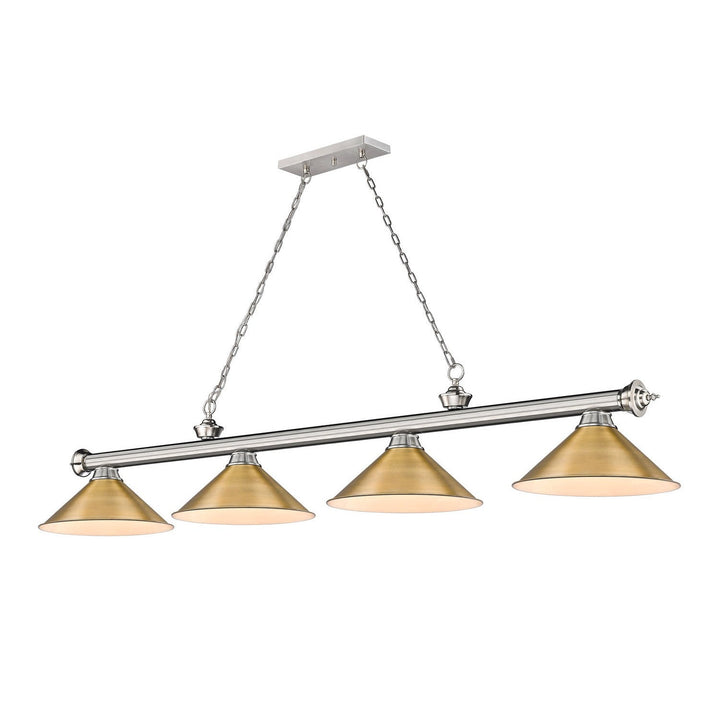 Z-Lite Cordon 2306-4BN-RB15 Pendant Light - Brushed Nickel