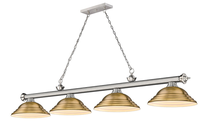 Z-Lite Cordon 2306-4BN-SRB Pendant Light - Brushed Nickel