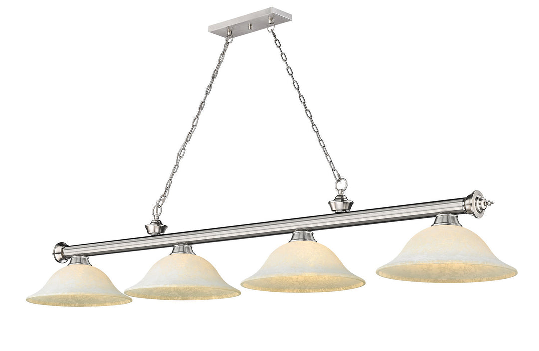 Z-Lite Cordon 2306-4BN-WM16 Pendant Light - Brushed Nickel