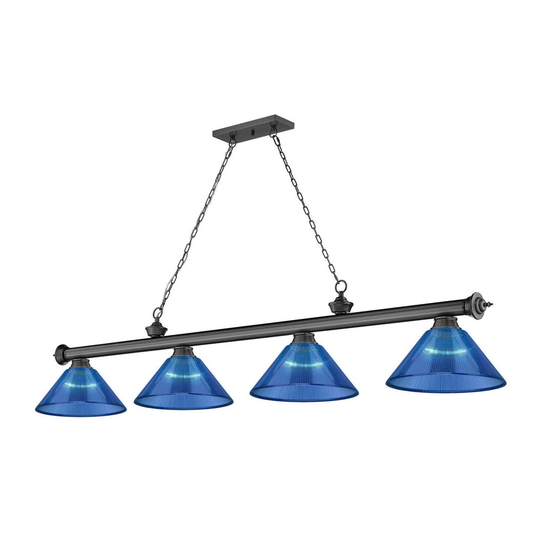 Z-Lite Cordon 2306-4BP-ARDB Pendant Light - Bronze Plate