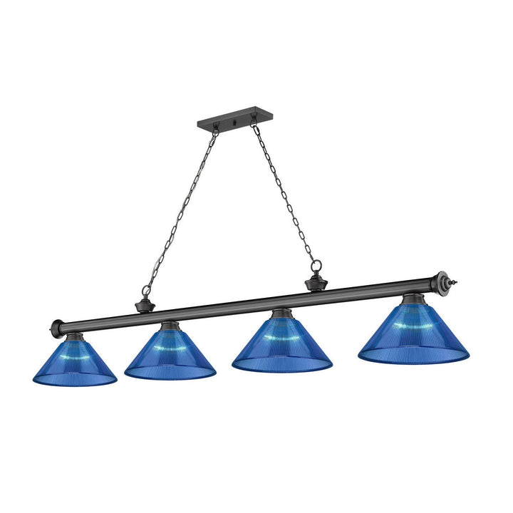 Z-Lite Cordon 2306-4BP-ARDB Pendant Light - Bronze Plate