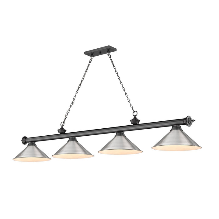 Z-Lite Cordon 2306-4BP-BN15 Pendant Light - Bronze Plate