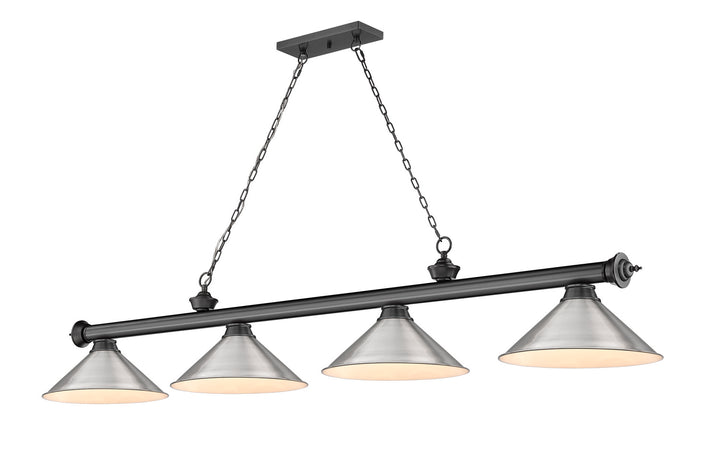 Z-Lite Cordon 2306-4BP-BN15 Pendant Light - Bronze Plate