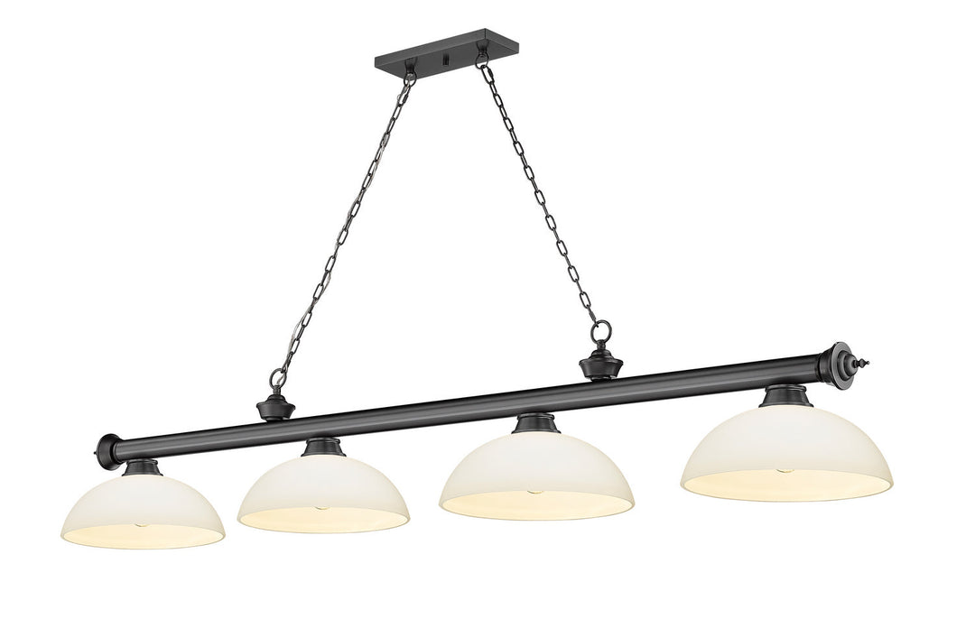 Z-Lite Cordon 2306-4BP-DMO14 Pendant Light - Bronze Plate
