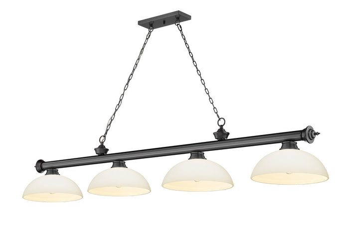 Z-Lite Cordon 2306-4BP-DMO14 Pendant Light - Bronze Plate
