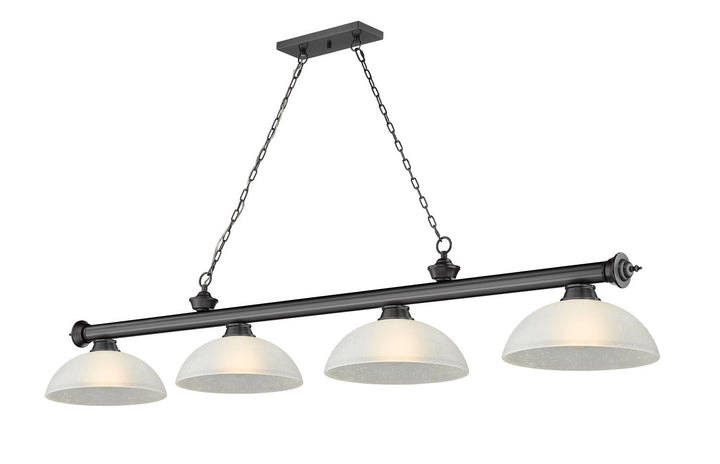 Z-Lite Cordon 2306-4BP-DWL14 Pendant Light - Bronze Plate