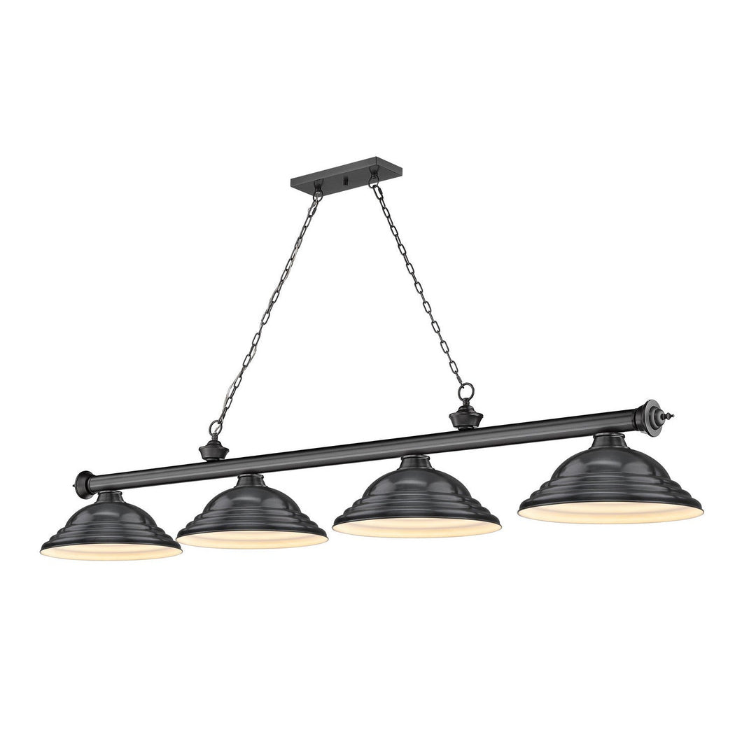 Z-Lite Cordon 2306-4BP-SBP Pendant Light - Bronze Plate