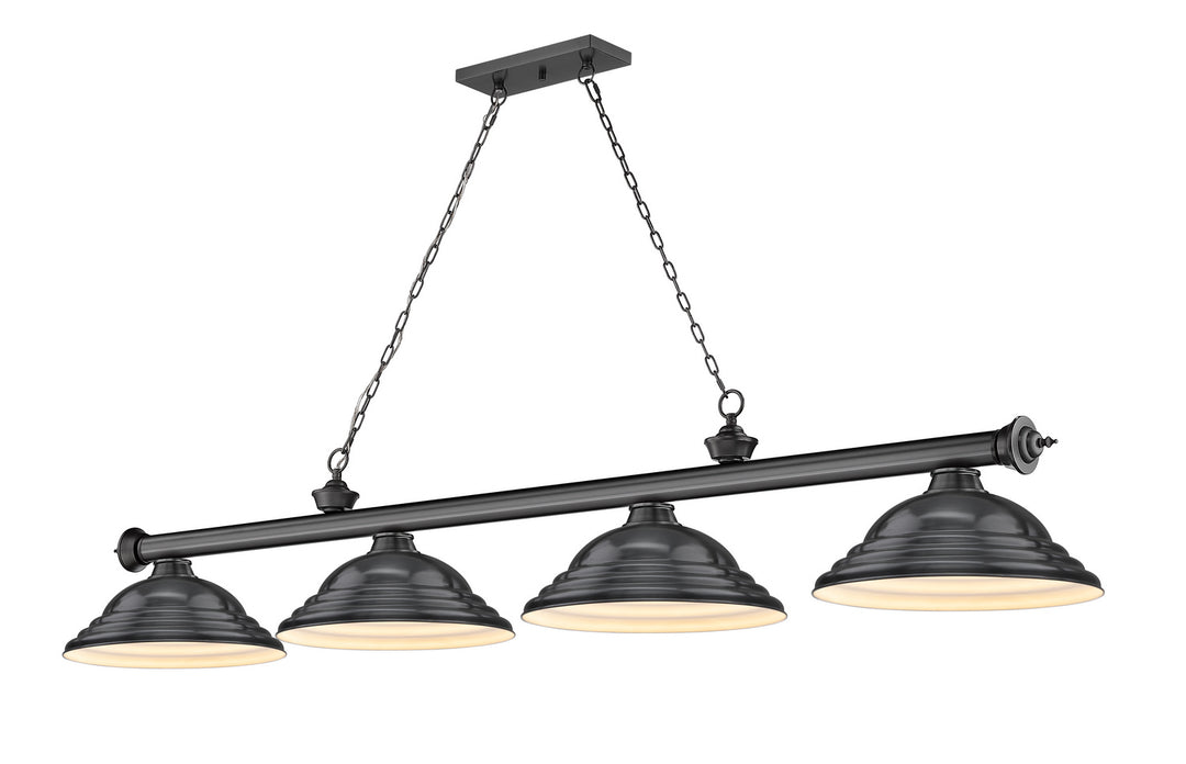 Z-Lite Cordon 2306-4BP-SBP Pendant Light - Bronze Plate