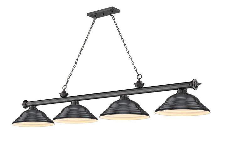 Z-Lite Cordon 2306-4BP-SBP Pendant Light - Bronze Plate