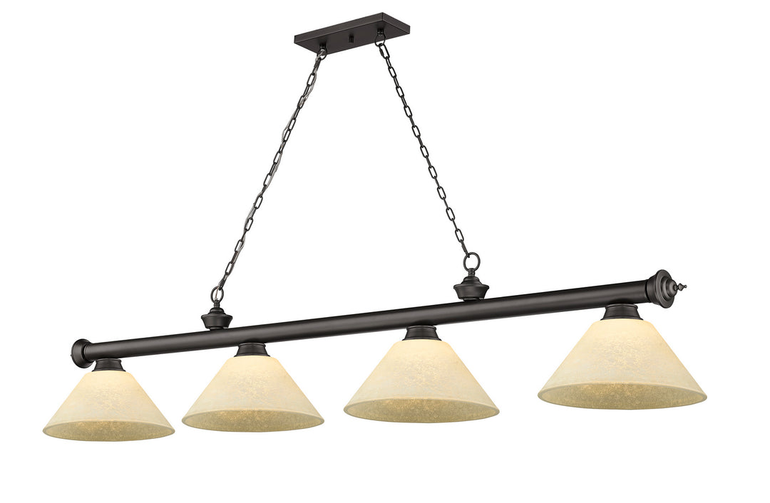 Z-Lite Cordon 2306-4BRZ-AGM14 Pendant Light - Bronze