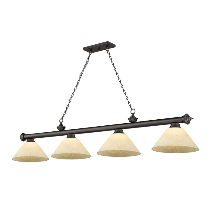 Z-Lite Cordon 2306-4BRZ-AGM14 Pendant Light - Bronze
