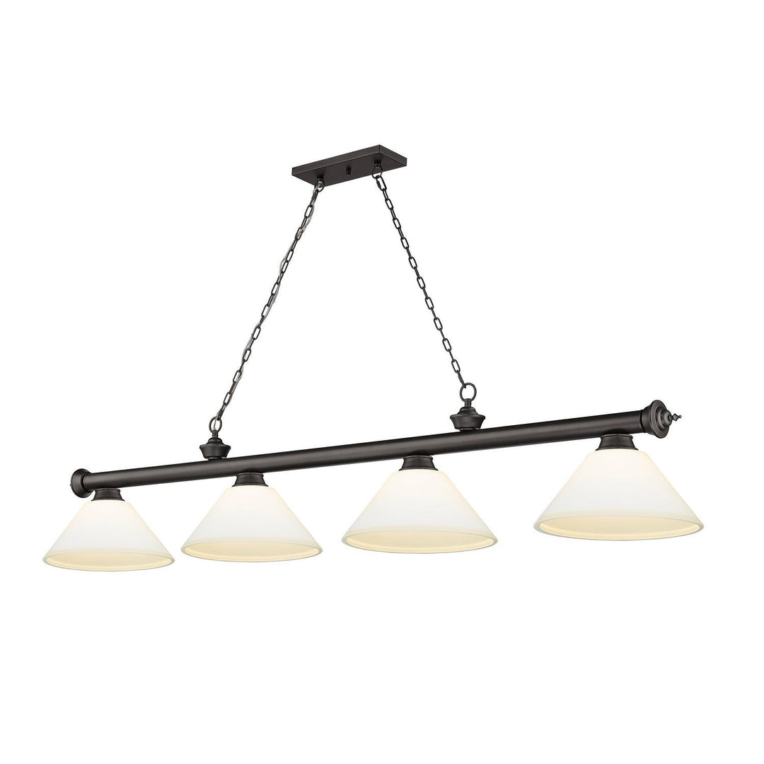 Z-Lite Cordon 2306-4BRZ-AMO14 Pendant Light - Bronze